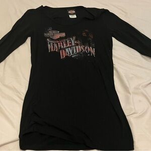 VTG Harley-Davidson Black Long Sleeve Logo Tee!Accepting Offers/Bundles!